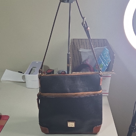 Dooney & Bourke Handbags - Dooney & Bourke Black and Tan Bag